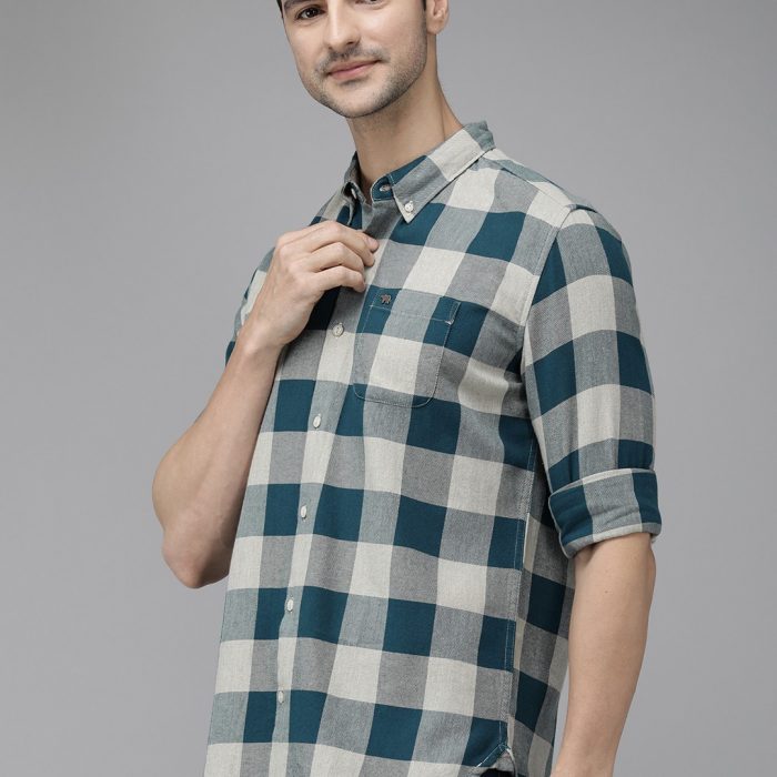 Slim Fit Flannel Shirt