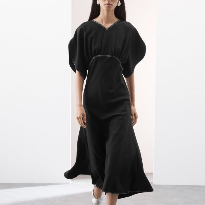 Women Woollen Empire Dress