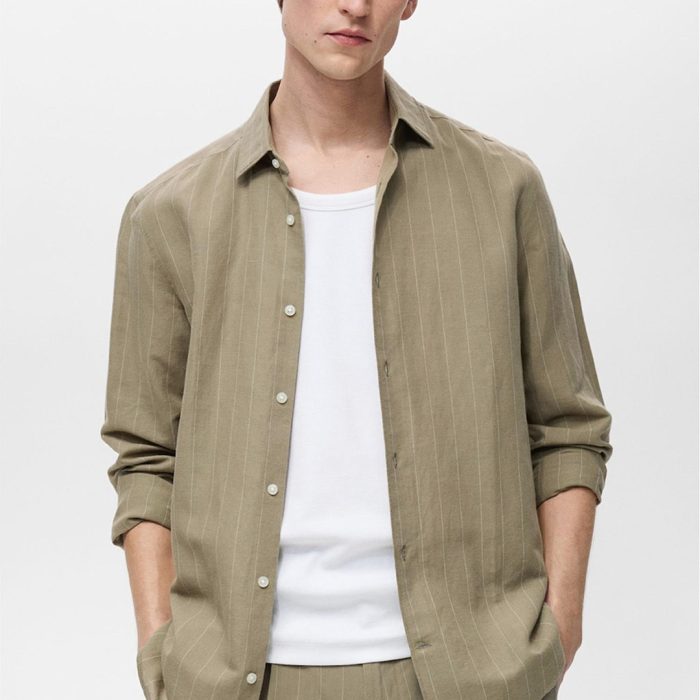 Cotton Striped Casual Shirt